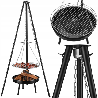 Záhradný gril s FIREPELLER Tripod 2v1 Mark Adler Roast 3.0